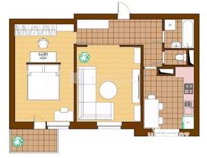 2-к квартира, вторичка, 51м2, 6/9 этаж