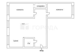 3-к квартира, вторичка, 57м2, 5/5 этаж