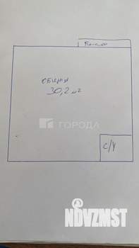 Студия квартира, вторичка, 30м2, 10/16 этаж