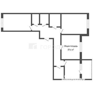 4-к квартира, вторичка, 90м2, 17/18 этаж