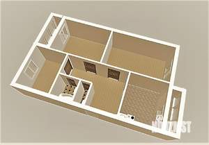 3-к квартира, вторичка, 57м2, 5/5 этаж