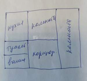 2-к квартира, вторичка, 57м2, 4/14 этаж