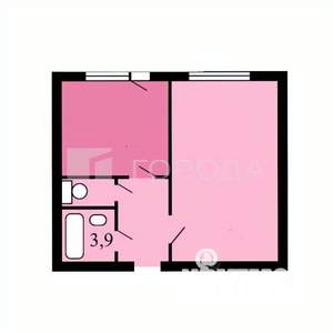 1-к квартира, вторичка, 34м2, 6/10 этаж