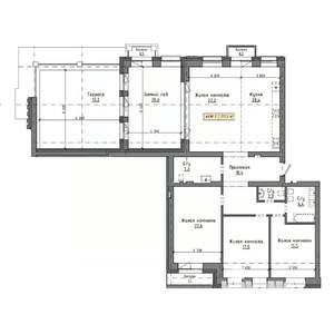 4-к квартира, вторичка, 181м2, 9/9 этаж