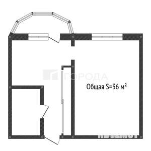 1-к квартира, вторичка, 36м2, 10/17 этаж