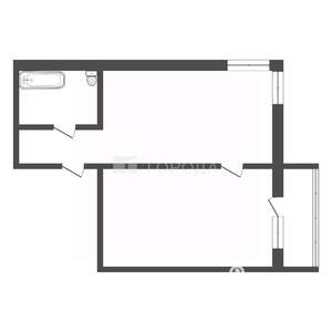 1-к квартира, вторичка, 42м2, 8/10 этаж