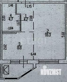 1-к квартира, вторичка, 37м2, 17/17 этаж