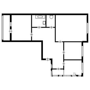 3-к квартира, вторичка, 64м2, 5/9 этаж
