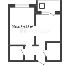 3-к квартира, вторичка, 65м2, 5/10 этаж