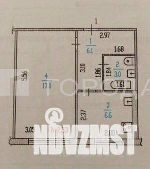 1-к квартира, вторичка, 32м2, 1/9 этаж