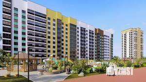2-к квартира, строящийся дом, 39м2, 9/10 этаж