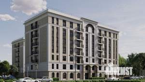 1-к квартира, строящийся дом, 46м2, 6/7 этаж