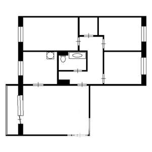 4-к квартира, вторичка, 85м2, 7/10 этаж