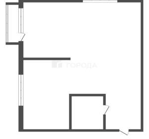 1-к квартира, вторичка, 31м2, 2/4 этаж