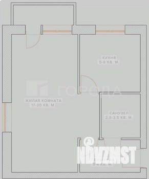 1-к квартира, вторичка, 33м2, 3/3 этаж