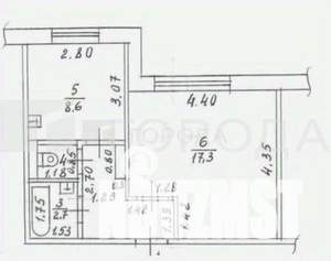 1-к квартира, вторичка, 34м2, 2/10 этаж
