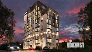1-к квартира, строящийся дом, 62м2, 10/10 этаж