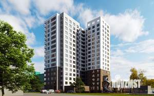 2-к квартира, строящийся дом, 77м2, 13/16 этаж