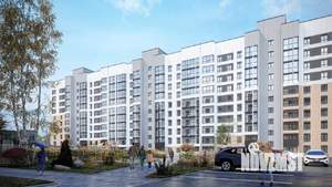 3-к квартира, строящийся дом, 72м2, 14/17 этаж