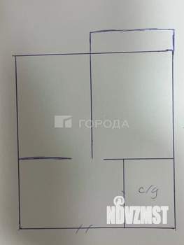 1-к квартира, вторичка, 38м2, 7/14 этаж