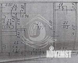 2-к квартира, вторичка, 44м2, 5/5 этаж