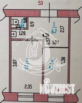 2-к квартира, вторичка, 23м2, 5/5 этаж