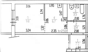 Студия квартира, вторичка, 27м2, 8/10 этаж