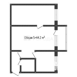 2-к квартира, вторичка, 44м2, 3/5 этаж