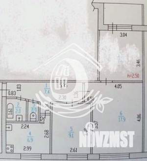 3-к квартира, вторичка, 55м2, 3/9 этаж
