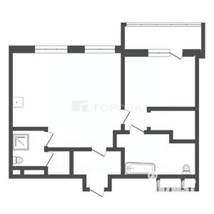 3-к квартира, вторичка, 70м2, 3/12 этаж