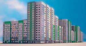 1-к квартира, вторичка, 52м2, 8/16 этаж