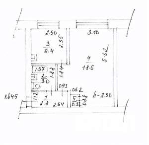 1-к квартира, вторичка, 31м2, 1/1 этаж