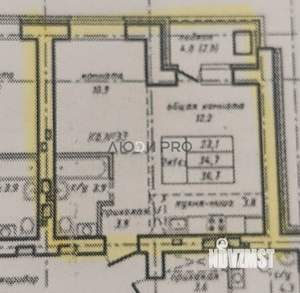 2-к квартира, вторичка, 38м2, 5/9 этаж