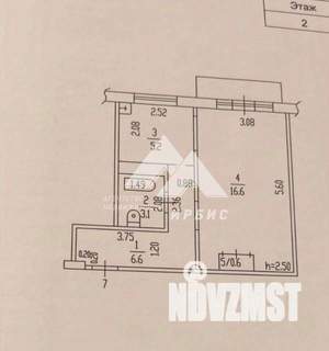 1-к квартира, вторичка, 32м2, 2/5 этаж