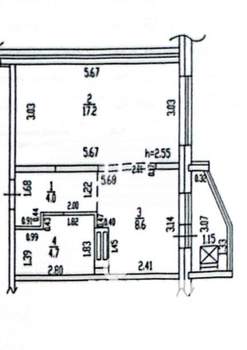 1-к квартира, вторичка, 36м2, 15/17 этаж