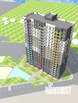 1-к квартира, строящийся дом, 42м2, 18/18 этаж