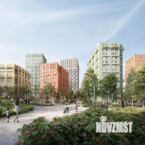 3-к квартира, строящийся дом, 77м2, 15/19 этаж