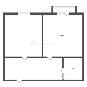 1-к квартира, вторичка, 37м2, 1/12 этаж