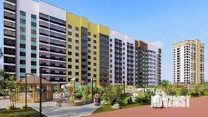 1-к квартира, строящийся дом, 35м2, 3/10 этаж