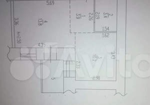 1-к квартира, вторичка, 32м2, 9/16 этаж