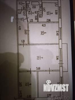 3-к квартира, вторичка, 60м2, 3/5 этаж