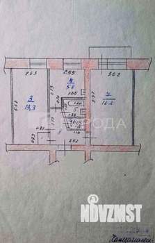 2-к квартира, вторичка, 44м2, 3/5 этаж