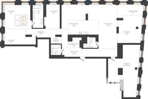 5-к квартира, вторичка, 223м2, 26/27 этаж