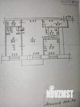 2-к квартира, вторичка, 44м2, 5/5 этаж