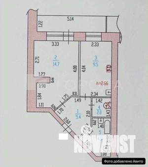 1-к квартира, вторичка, 37м2, 5/6 этаж