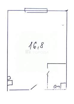 1-к квартира, вторичка, 89м2, 2/5 этаж