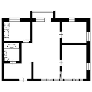 3-к квартира, вторичка, 41м2, 2/5 этаж