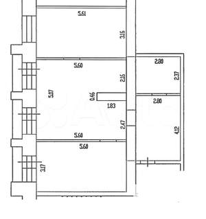 2-к квартира, вторичка, 81м2, 3/5 этаж