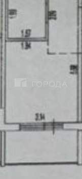 Студия квартира, вторичка, 23м2, 1/2 этаж