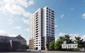 2-к квартира, строящийся дом, 52м2, 10/16 этаж